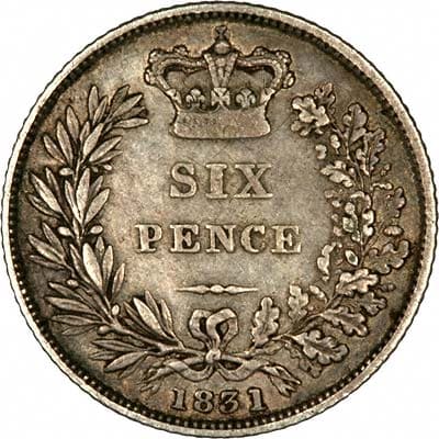 British 1831 Sixpence Value