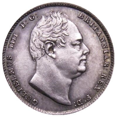 British 1835 Sixpence
