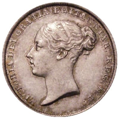 British 1842 Sixpence