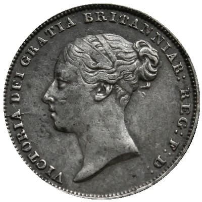 British 1853 Sixpence