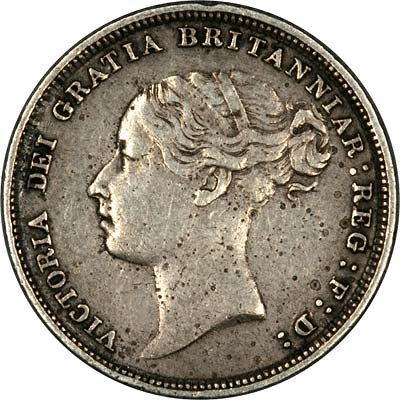 British 1883 Sixpence