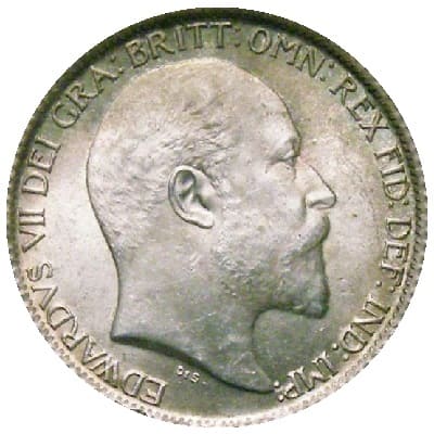British 1903 Sixpence