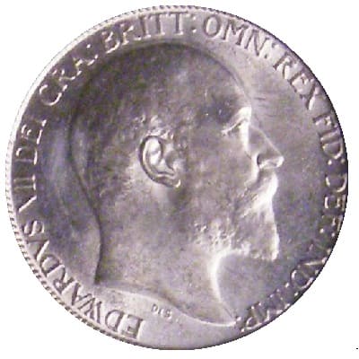 British 1906 Sixpence