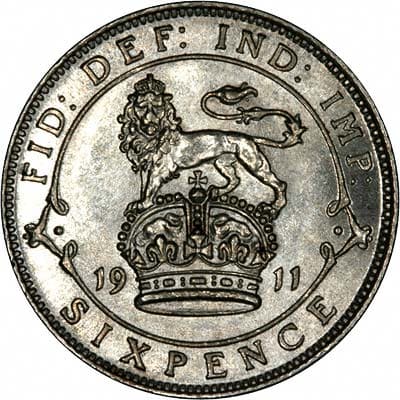 British 1911 Sixpence Value
