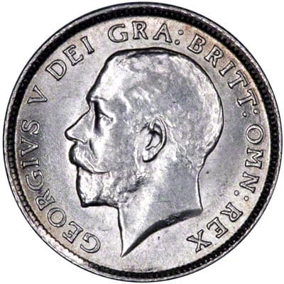 British 1912 Sixpence