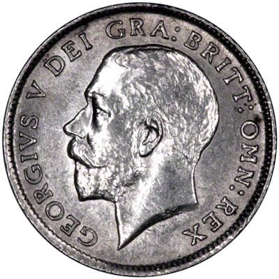 British 1916 Sixpence