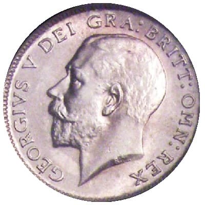 British 1920 Sixpence