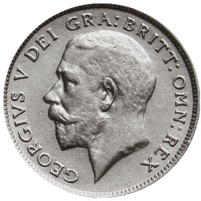 British 1922 Sixpence