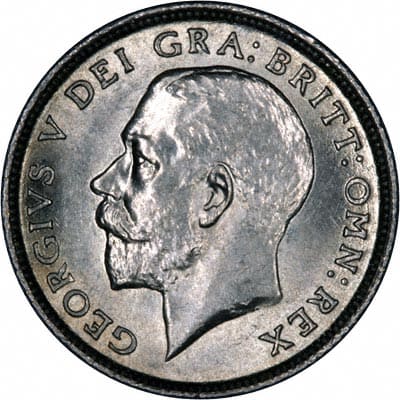 British 1924 Sixpence