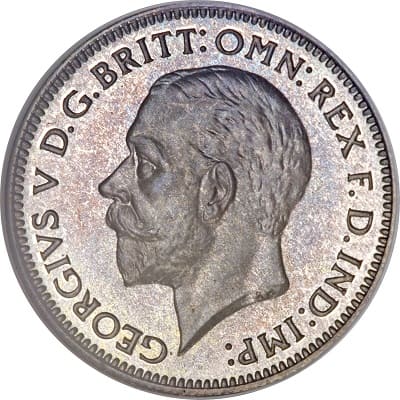 British 1935 Sixpence