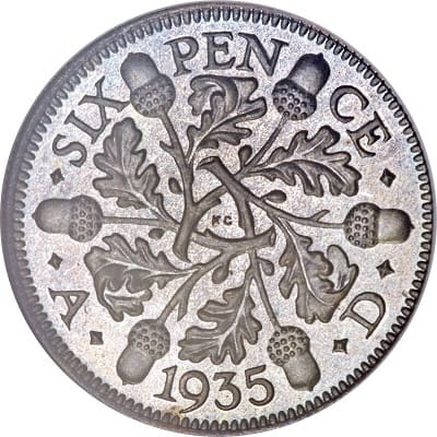 British 1935 Sixpence Value