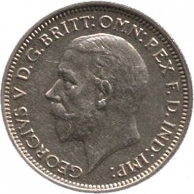 British 1936 Sixpence