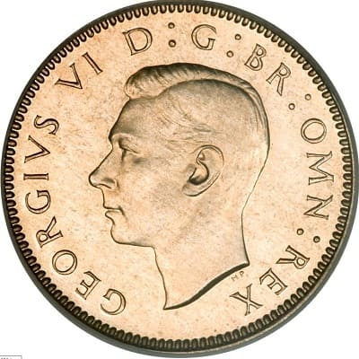British 1947 Sixpence