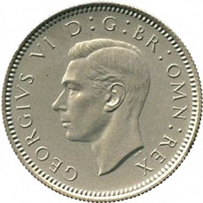 British 1951 Sixpence