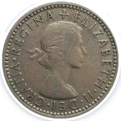 British 1959 Sixpence