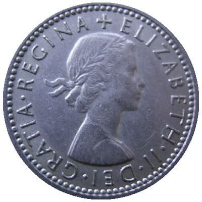 British 1963 Sixpence