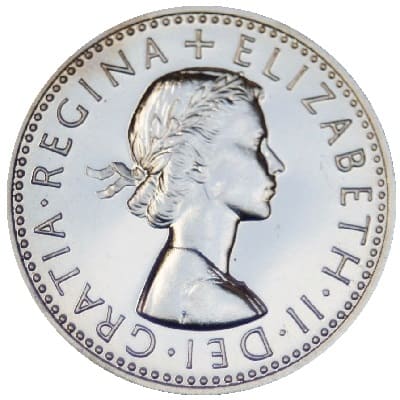 British 1970 Sixpence