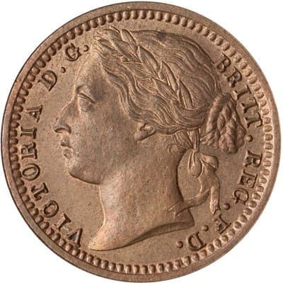 British 1878 Third Farthing