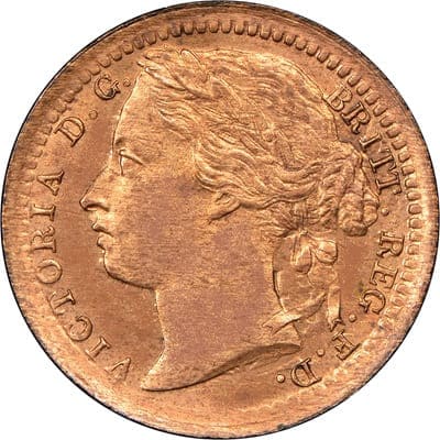 British 1885 Third Farthing