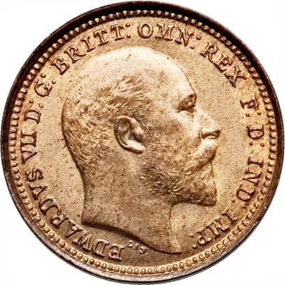 British 1902 Third Farthing