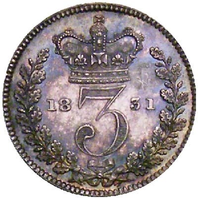 British 1801 Threepence Value