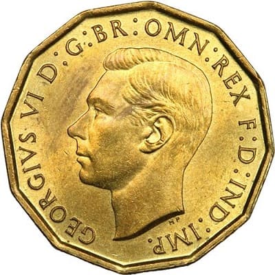 British 1940 Threepence