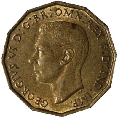 British 1941 Threepence
