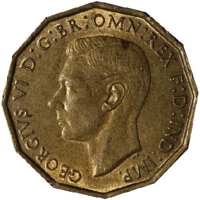 British 1948 Threepence