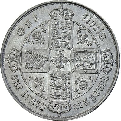 British 1854 Florin Value