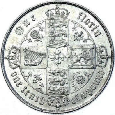 British 1859 Florin Value