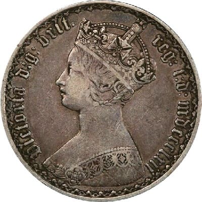 British 1862 Florin