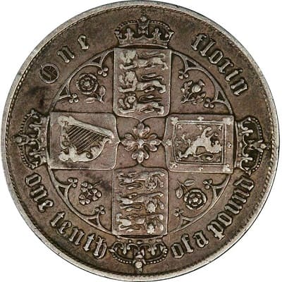British 1862 Florin Value