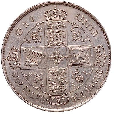 British 1864 Florin Value