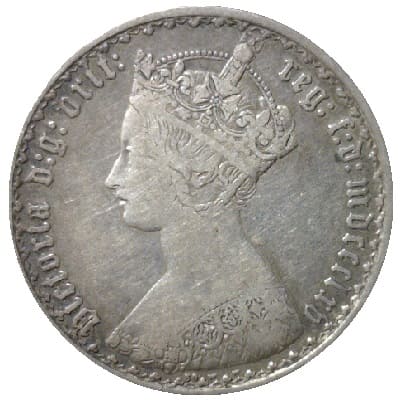 British 1867 Florin