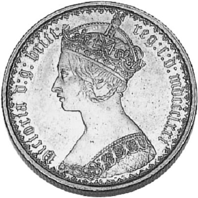 British 1869 Florin