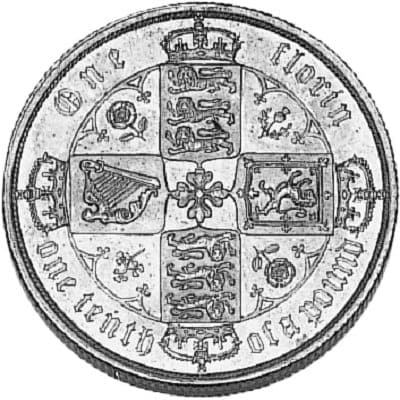 British 1869 Florin Value