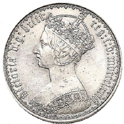 British 1873 Florin