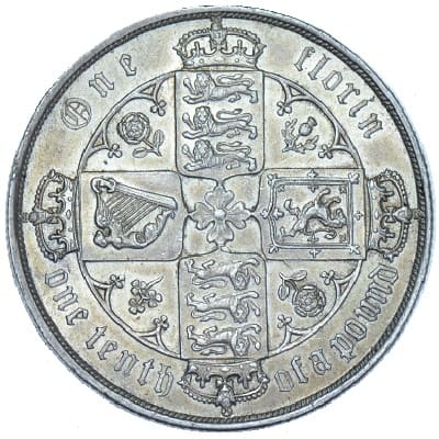 British 1880 Florin Value