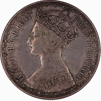 British 1881 Florin