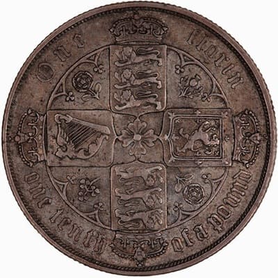 British 1881 Florin Value