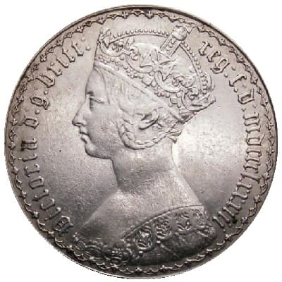 British 1883 Florin