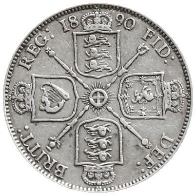 British 1890 Florin Value