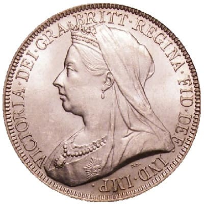 British 1893 Florin