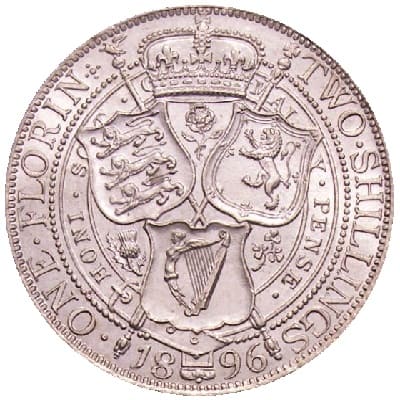 British 1896 Florin Value