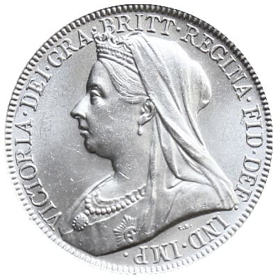 British 1901 Florin