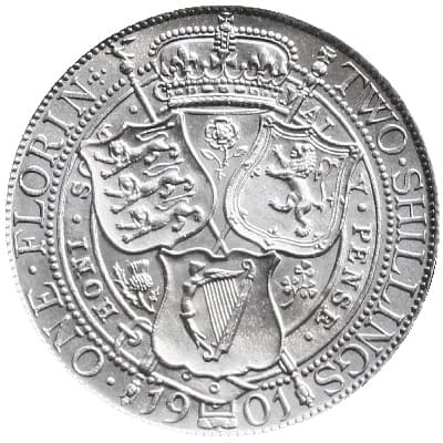 British 1901 Florin Value