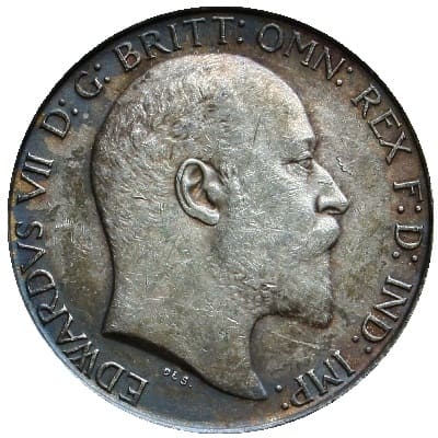 British 1902 Florin