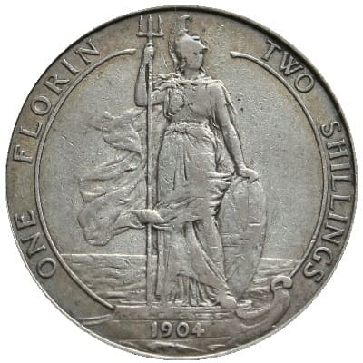 British 1904 Florin Value