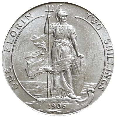British 1906 Florin Value