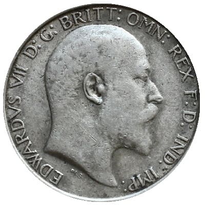 British 1910 Florin
